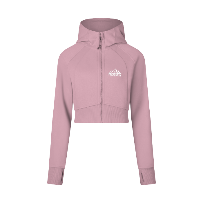 Hoodies,Womens,Zip Up,Crop Top