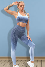 Load image into Gallery viewer, Gradient Sports Tank and Leggings Set
