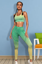 Load image into Gallery viewer, Gradient Sports Tank and Leggings Set
