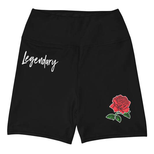 Rose Collection Yoga Shorts