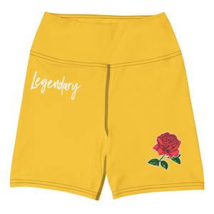 Rose Collection Yoga Shorts