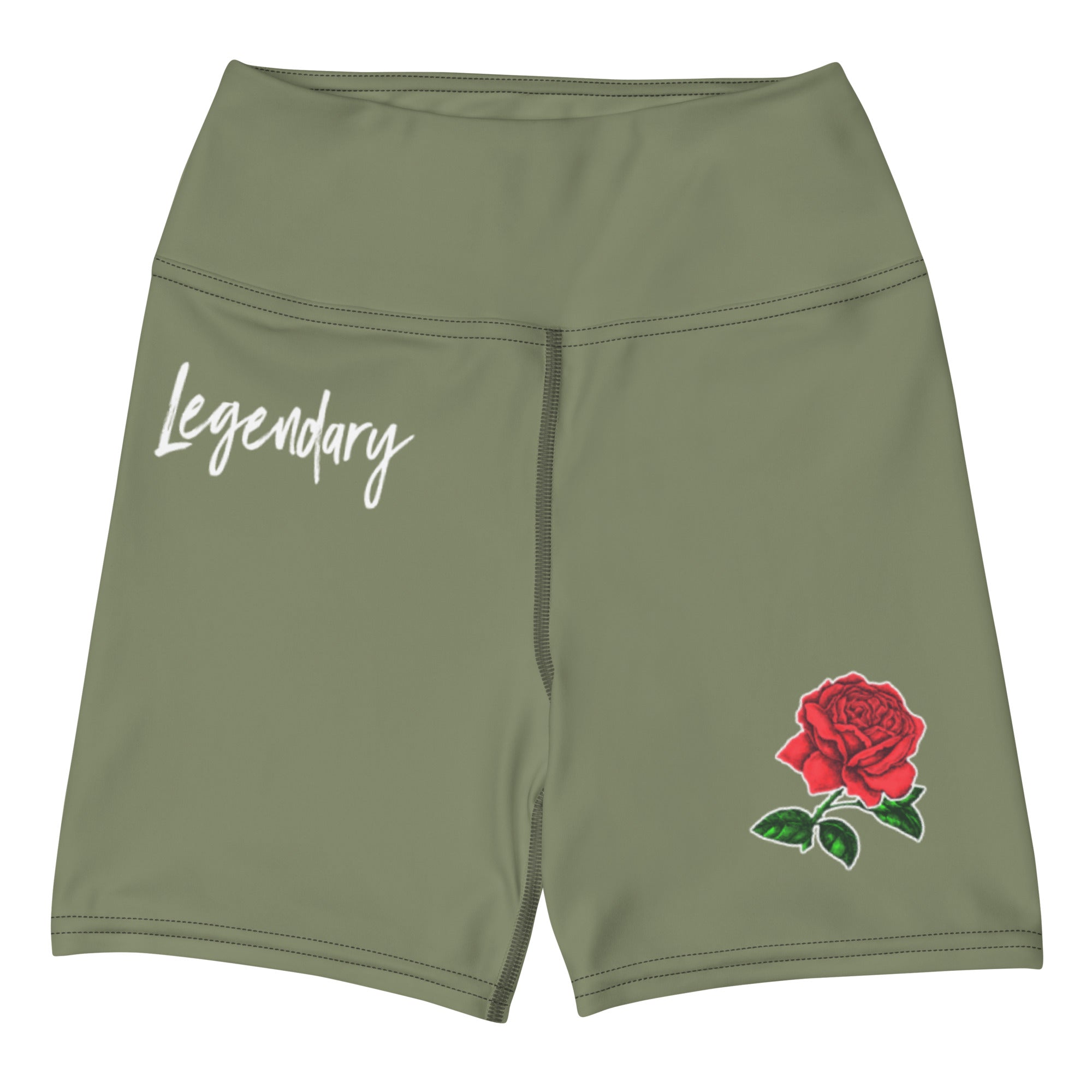 Rose Collection Yoga Shorts