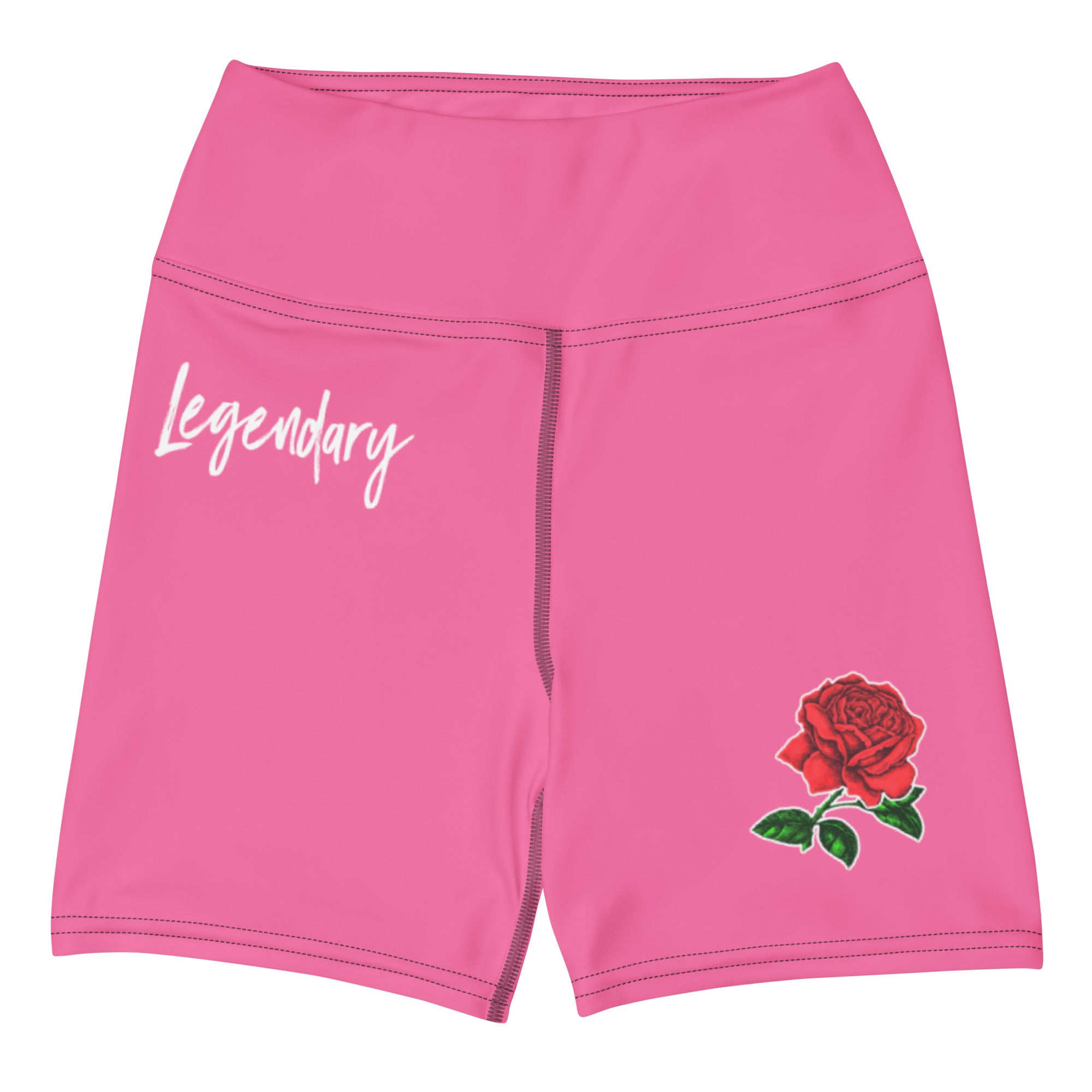 Rose Collection Yoga Shorts