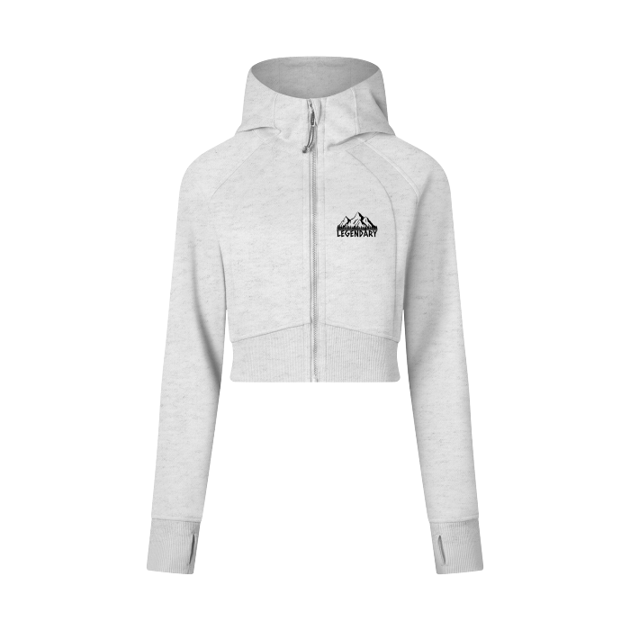 Womens,Hoodies,Zip Up,Crop Top