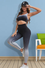 Load image into Gallery viewer, Gradient Sports Tank and Leggings Set
