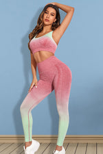 Load image into Gallery viewer, Gradient Sports Tank and Leggings Set
