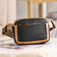 Black Adjustable Strap Mini PU Leather Crossbody Bag