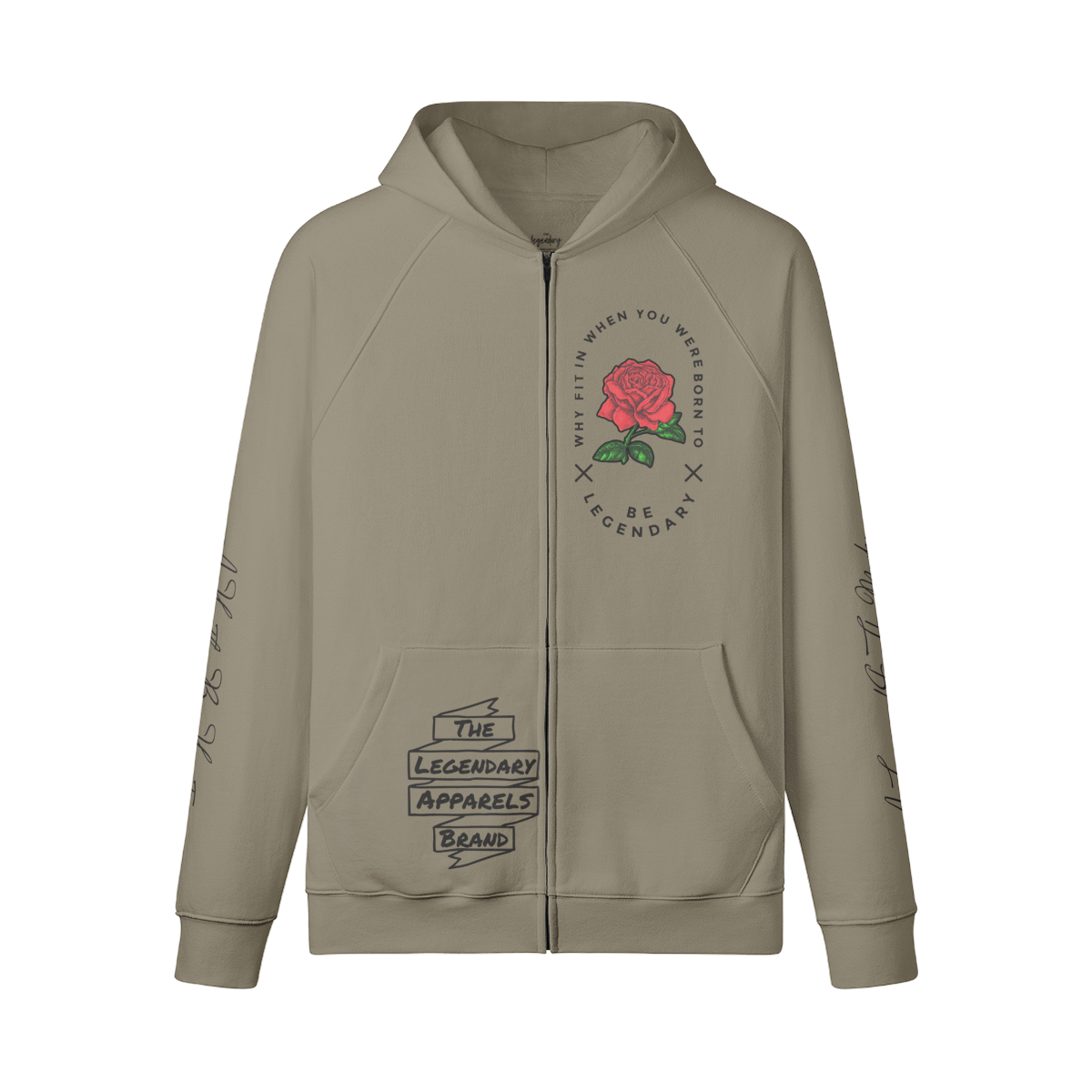 Rose Collection Zip Up