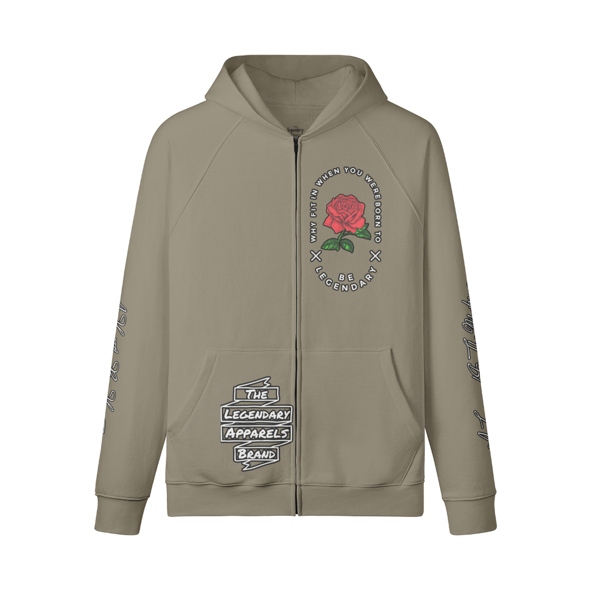 Rose Collection Zip Up